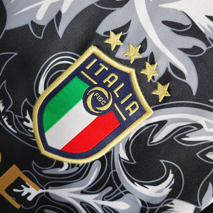 Italy × Versace 2024 Black Special Shirt